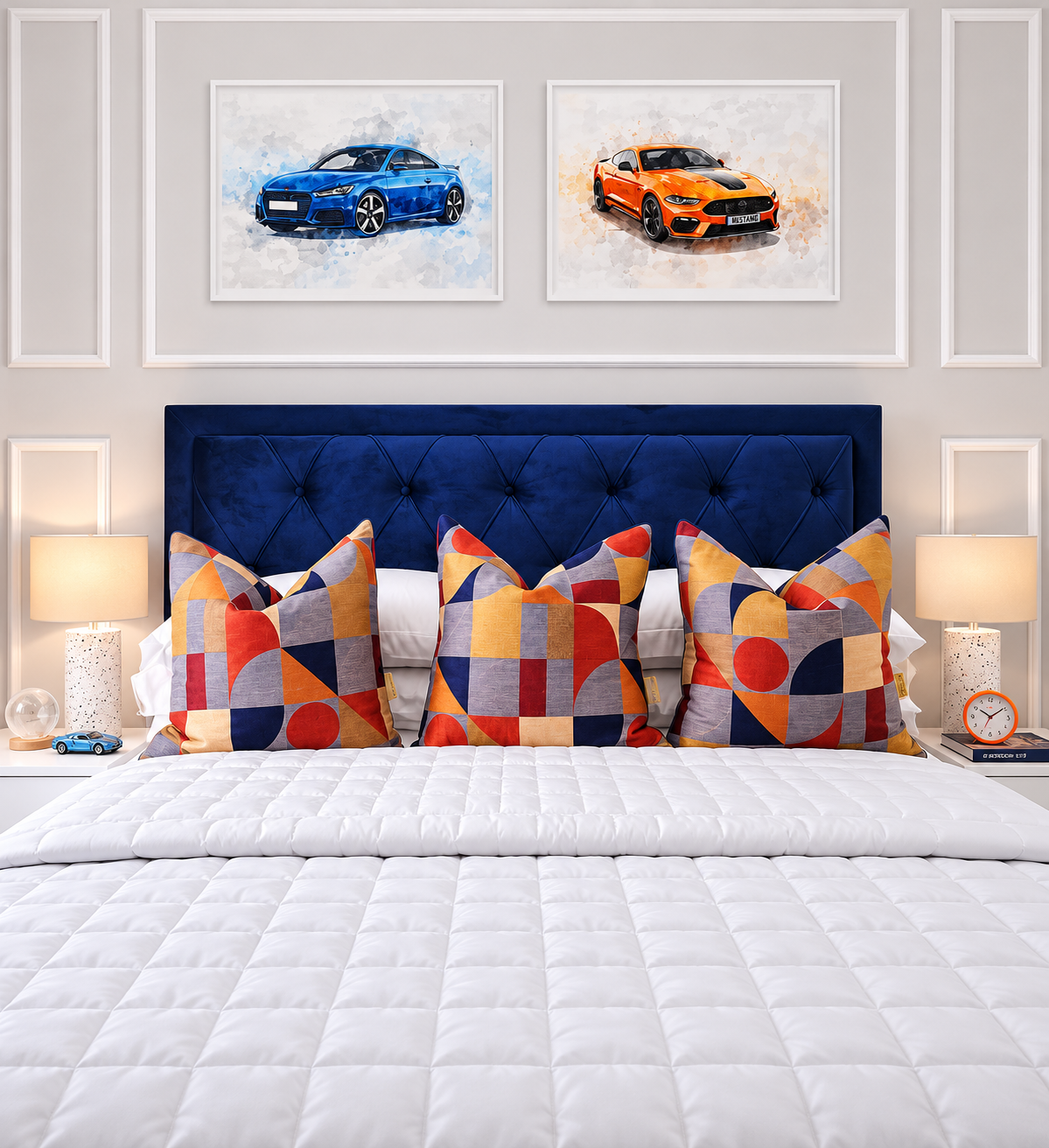Contemporary children's bedroom designed by NateBel Interiors